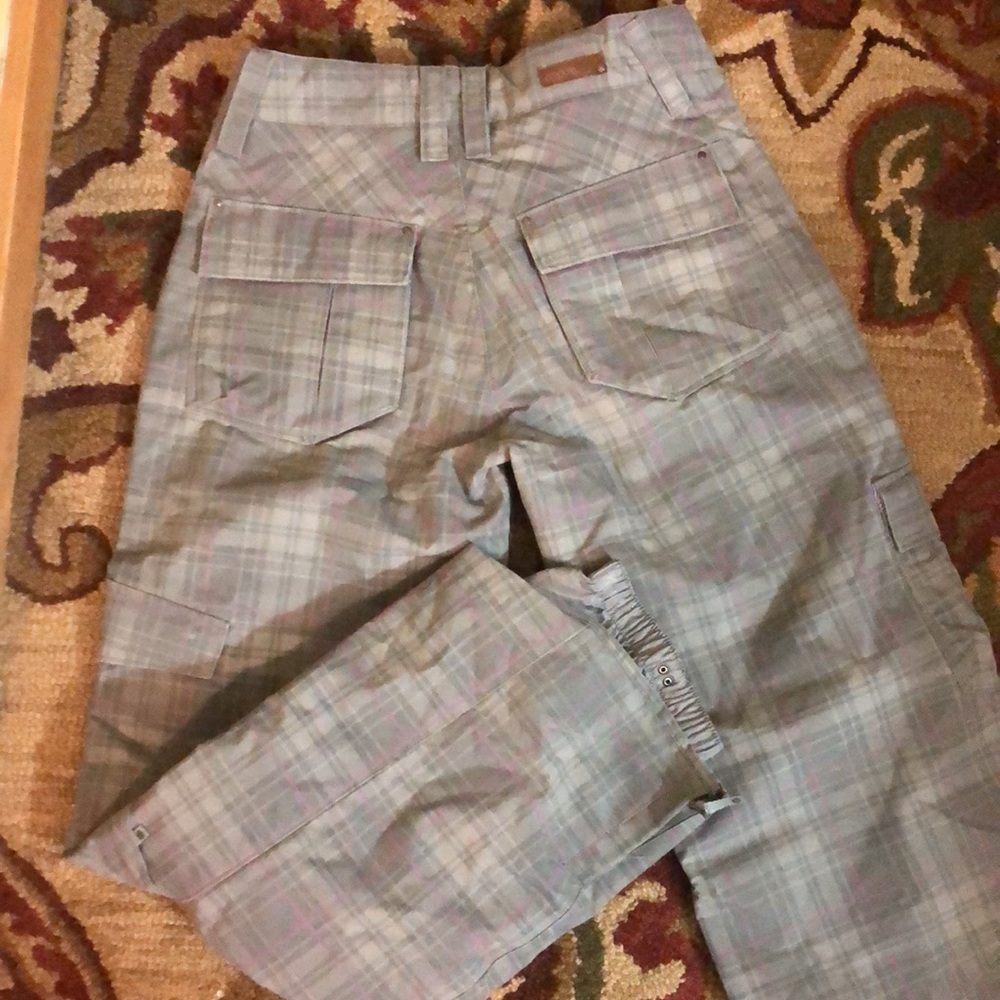 EMPYRE 10,000mm Size Small Snow Ski Snowpants Plaid Gray Purple $159 NEW - Picture 16 of 16